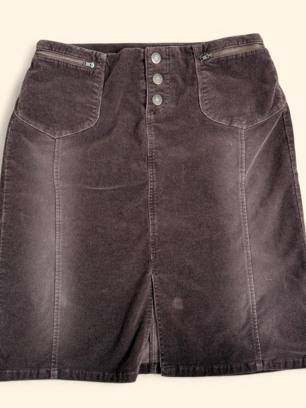 American Eagle Outfitters 90s Style brown Corduroy Skirt